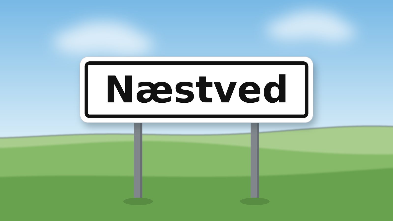 Byskilt for Næstved