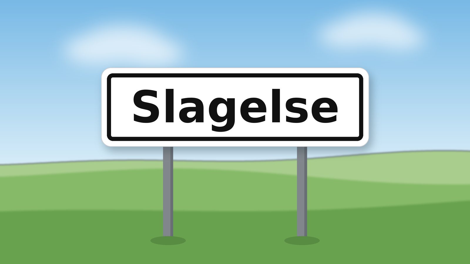 Byskilt for Slagelse