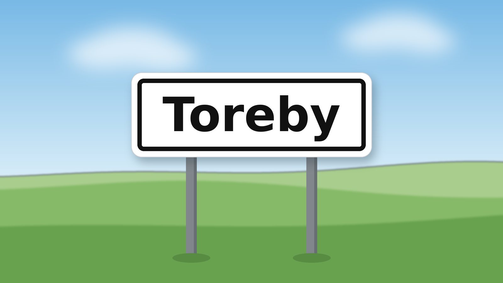 Byskilt for Toreby